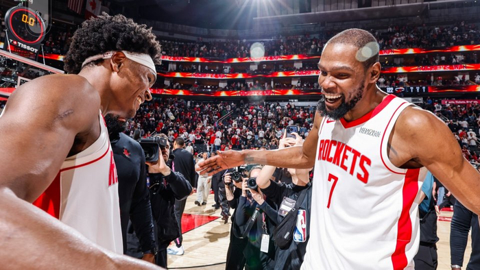 杜兰特生涯总得分超越乔丹火箭绝杀热火赛后更