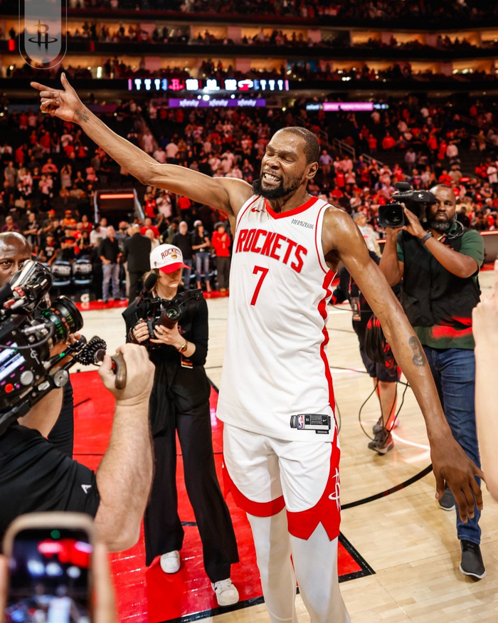 杜兰特生涯总得分超越乔丹火箭绝杀热火赛后更